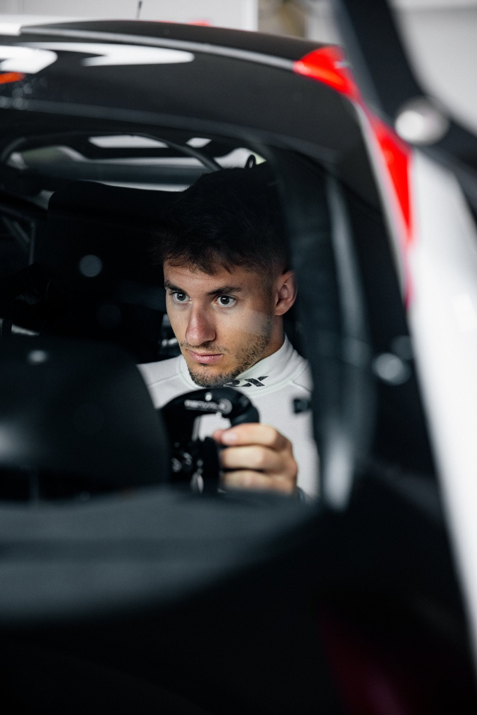 Leonidas Karavasili in the cockpit